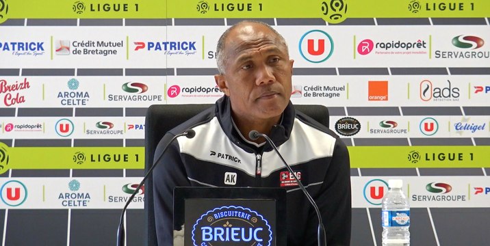 Le point-presse d'Antoine Kombouaré avant Lyon-Guingamp.