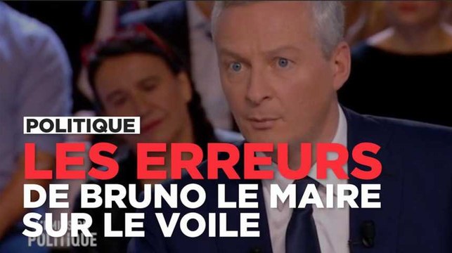 Bruno Le Maire s'embourbe dans la question du voile
