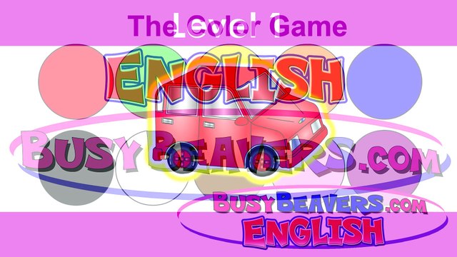 The Color Game - Learn Colors, Teach Colours, Kids English Learning, ESL, EFL, Kindergarten Lesson !