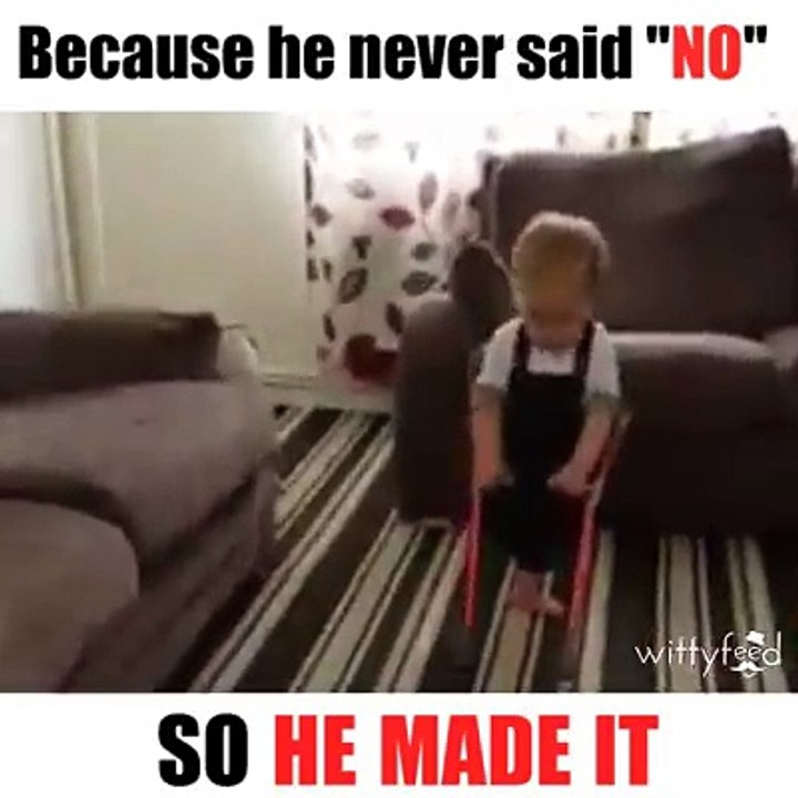 Never Give Up - Inspirational Video of a Kid