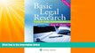 FAVORITE BOOK  Basic Legal Research: Tools and Strategies (Aspen Coursebook)