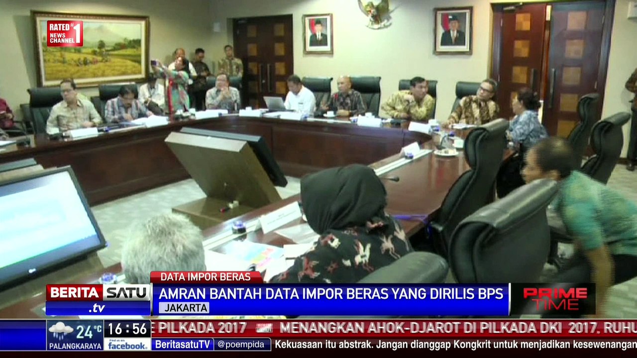 Mentan Amran Bantah Data Impor Beras yang Dirilis BPS