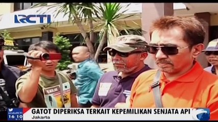 Gatot Diperiksa Terkait Kepemilikan Senjata Api