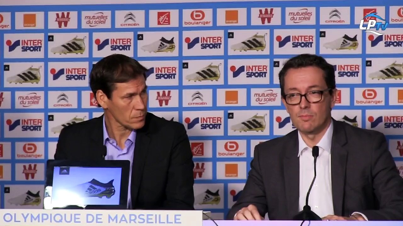 Les premiers mots de Rudi Garcia et J-E. Eyraud à l'OM