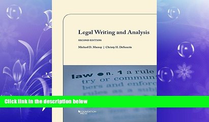 different   Legal Writing and Analysis (University Casebook Series)