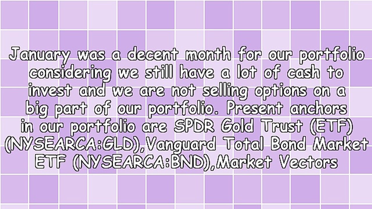 Income Results For January (Options, Dividends and Stocks)