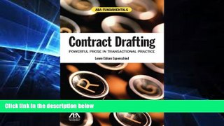 different   Contract Drafting: Powerful Prose in Transactional Practice (ABA Fundamentals)