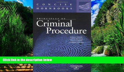 Descargar video: Books to Read  Principles of Criminal Procedure (Concise Hornbook Series) (Hornbook Series Student