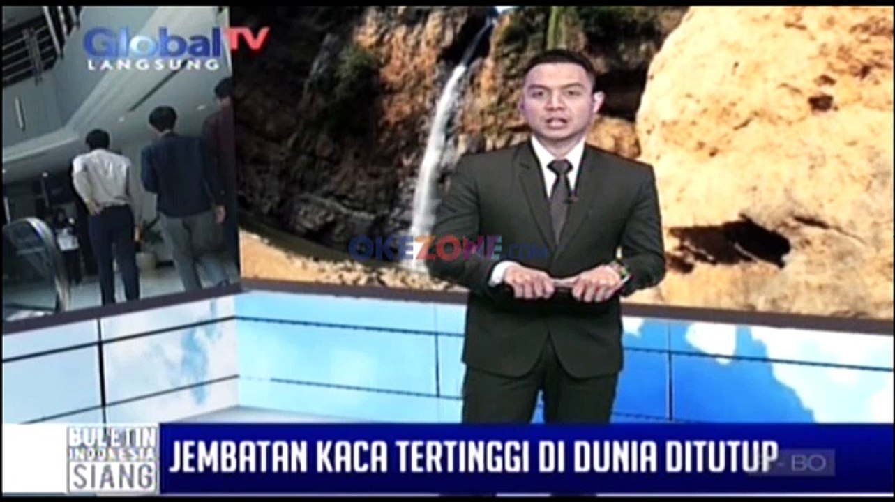 Jembatan Kaca Tertinggi di Dunia Ditutup