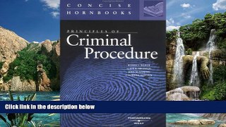 Big Deals  Principles of Criminal Procedure (Concise Hornbook Series) (Hornbook Series Student