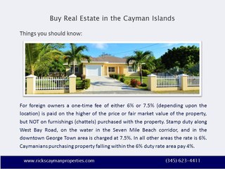 How foreigners can buy land in the Cayman Islands