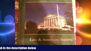 FAVORITE BOOK  Law   American Society