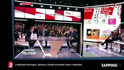 L’Émission politique - Bruno Le Maire : Débat tendu avec une élue CGT, il reçoit une brique de lait  (Vidéo)