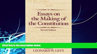 different   Essays on the Making of the Constitution