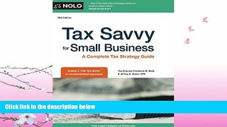 different   Tax Savvy for Small Business: A Complete Tax Strategy Guide