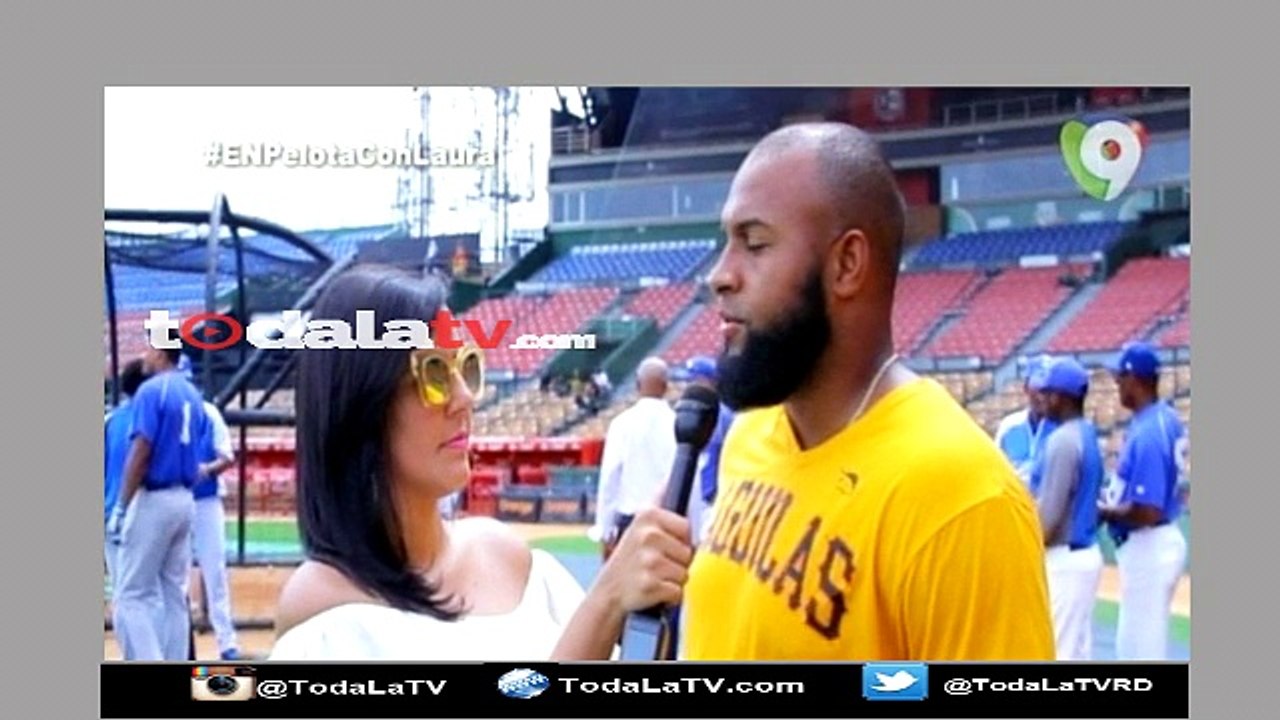 Laura Bonnelly visita los campos de entrenamientos previos al inicio de la LIDOM-Esta Noche Mariasela-Video