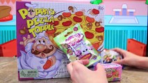 Poppas Pizza Topple Kids Game Challenge Ballance, Counting & Learning Family Fun   Surprise Toys