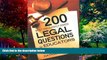 Big Deals  The 200 Most Frequently Asked Legal Questions for Educators  Best Seller Books Most
