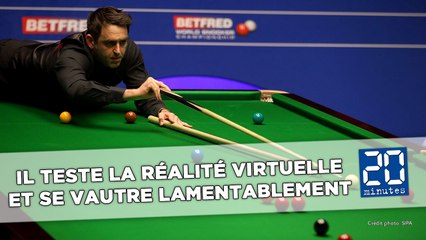 Un champion de snooker teste la réalité virtuelle et se vautre lamentablement