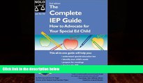Books to Read  The Complete IEP Guide: How to Advocate for Your Special Ed Child  Best Seller