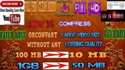 Video converter Big size hd to Small size hd