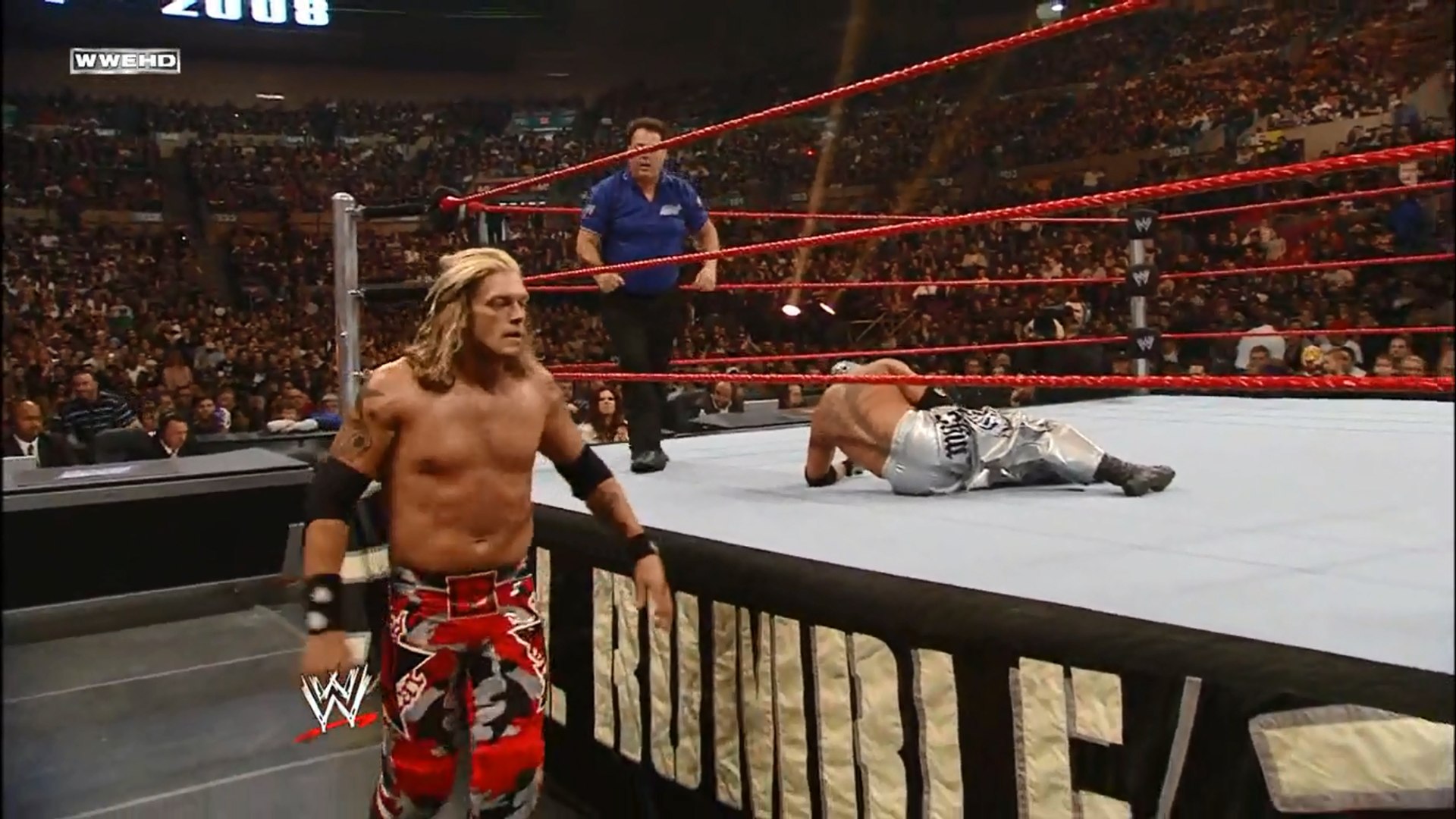 Edge vs Rey Mysterio - World Heavyweight Championship - Royal Rumble 2008 - video Dailymotion