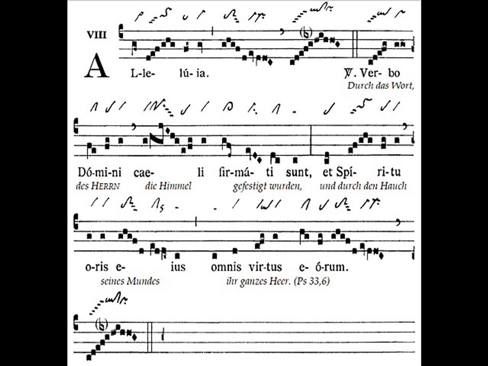 Alleluia Verbo Domini, Dominica XXXI TpA (31 TO)