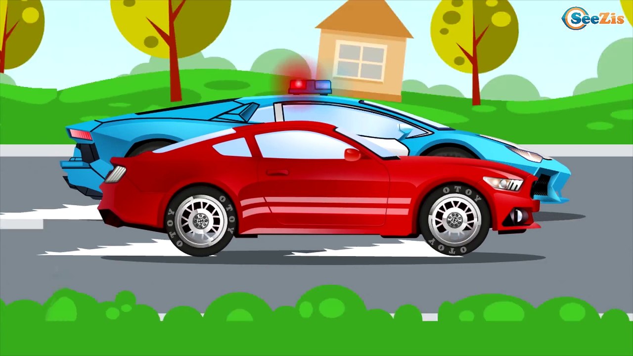 Мультики про машинки. Пожарная машина. Полицейская машинка. Видео для детей про Машинки