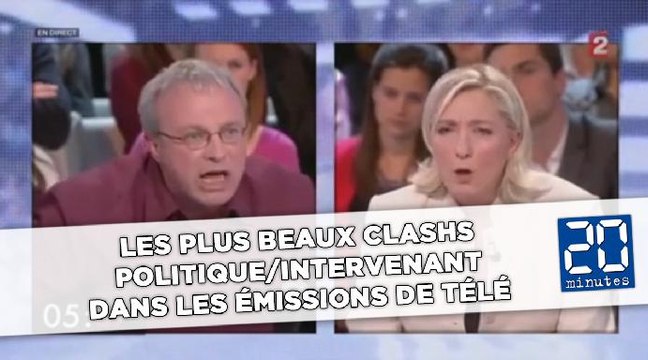 Les plus beaux clashs politique/intervenant dans les émissions de télé