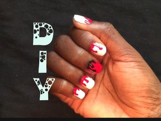 DIY | Bleeding Nails Nail Design