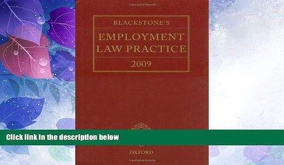 Big Deals  Blackstone s Employment Law Practice 2009  Best Seller Books Most Wanted