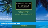 Big Deals  Construction Contract Variations (Construction Practice Series)  Full Ebooks Most Wanted