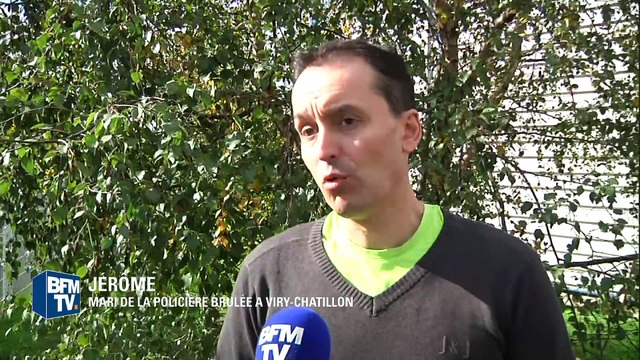 Elle a les deux mains brûlées , témoigne le mari d'une policière blessée à Viry-Châtillon