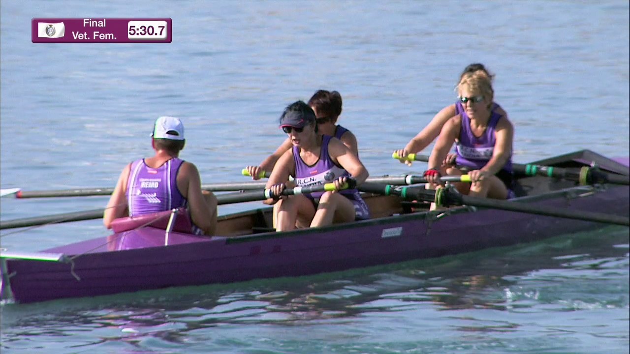 Campeonato de españa Remo Gandia 2016 Final veteranos Femenino