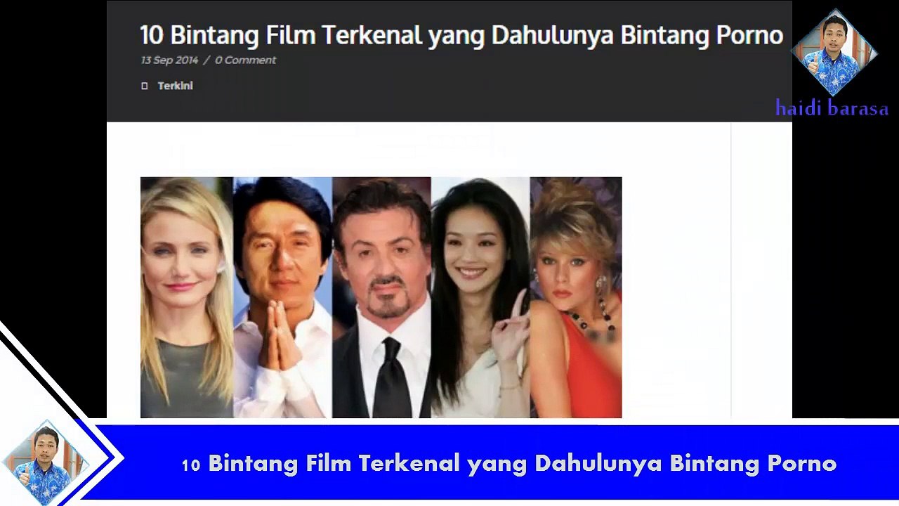 10 Bintang Film Terkenal yang Dahulunya Bintang Porno