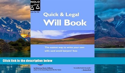 Books to Read  Quick   Legal Will Book: Legal Basics (3rd Edition)  Full Ebooks Best Seller