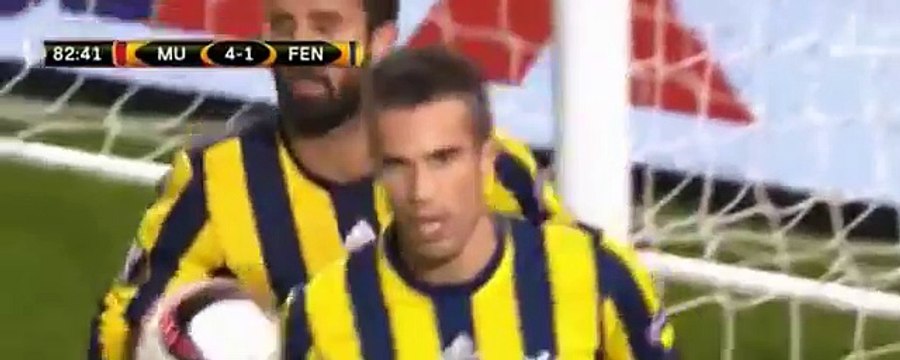 Robin Van Persie Goal, Manchester United vs Fenerbahce 4-1, 20-10-2016