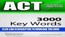 [Free Read] ACT Interactive Flash Cards - 3000 Key Words. A powerful method to learn the
