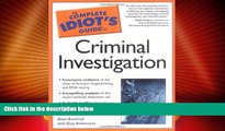 Big Deals  The Complete Idiot s Guide to Criminal Investigation  Best Seller Books Most Wanted