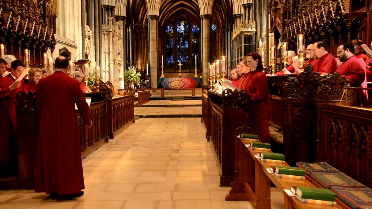 _DSC0837 Salisbury dans le Wiltshire, cathédrale anglicane 13è CLIP JOINTS chorale