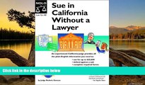 Deals in Books  Sue in California Without a Lawyer  Premium Ebooks Online Ebooks