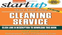 [PDF] Start Your Own Cleaning Service: Maid Service, Janitorial Service, Carpet and Upholstery