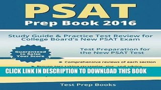 [Free Read] PSAT Prep Book 2016: Study Guide and Practice Test Review for College Board s New PSAT