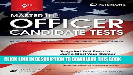 [Read PDF] Master the Officer Candidate Tests Ebook Free