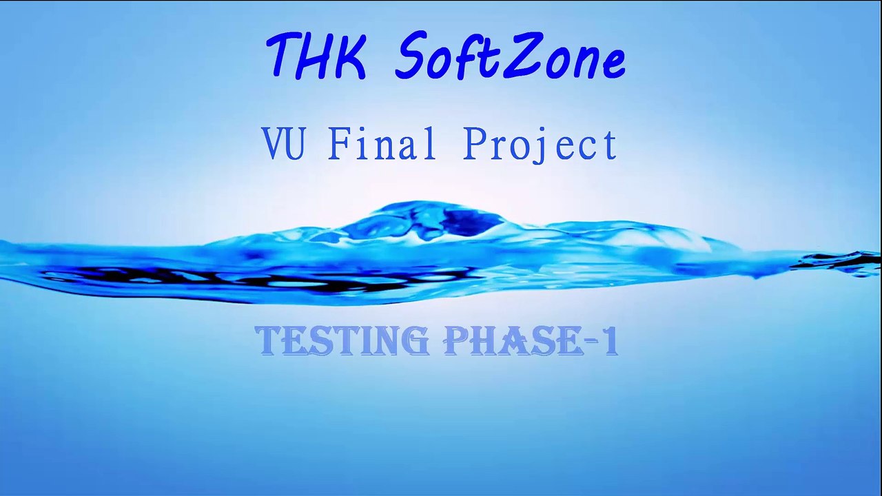 Vu Final Project Test Phase 1 & 2