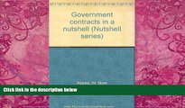Books to Read  Government contracts in a nutshell (Nutshell series)  Full Ebooks Most Wanted