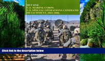 Books to Read  Det One: U.S. Marine Corps U.S. Special Operations Command Detachment 2003-2006
