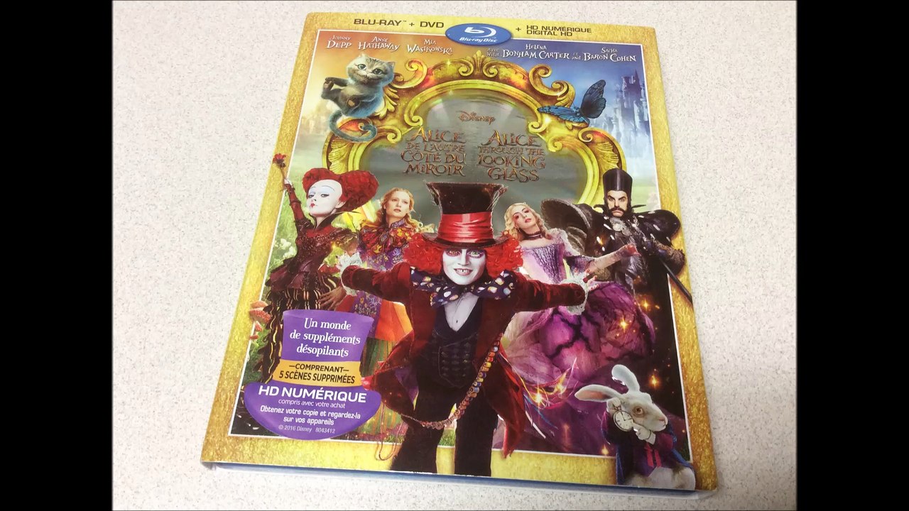 Critique Blu-ray Alice Through the Looking Glass (Alice de l'autre côté du miroir)
