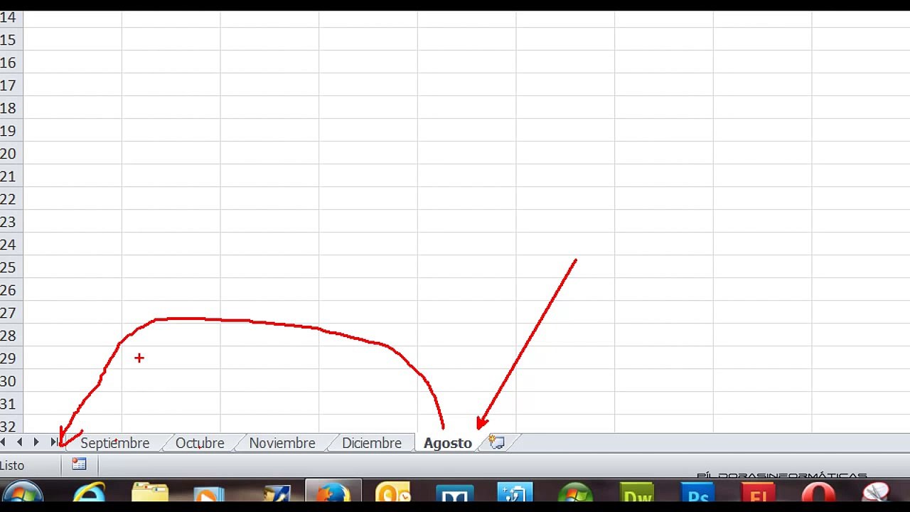 Curso Excel 2010 Básico Video 9 Hojas, formatos y cálculos