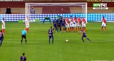 Ryad Boudebouz  Super Free Kick Goal - Monaco 0-1 Montpellier 21.10.2016